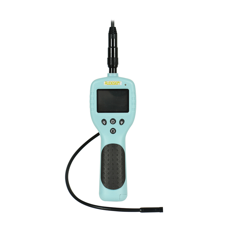 天蓝色手持工业内窥镜